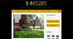 Desktop Screenshot of bestchoiceguttering.com